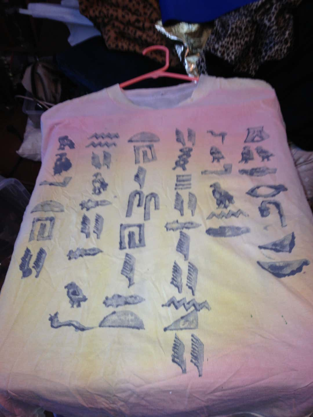 TShirts, T shirts, Design, Fabric, Silk Screen, Potato Prints