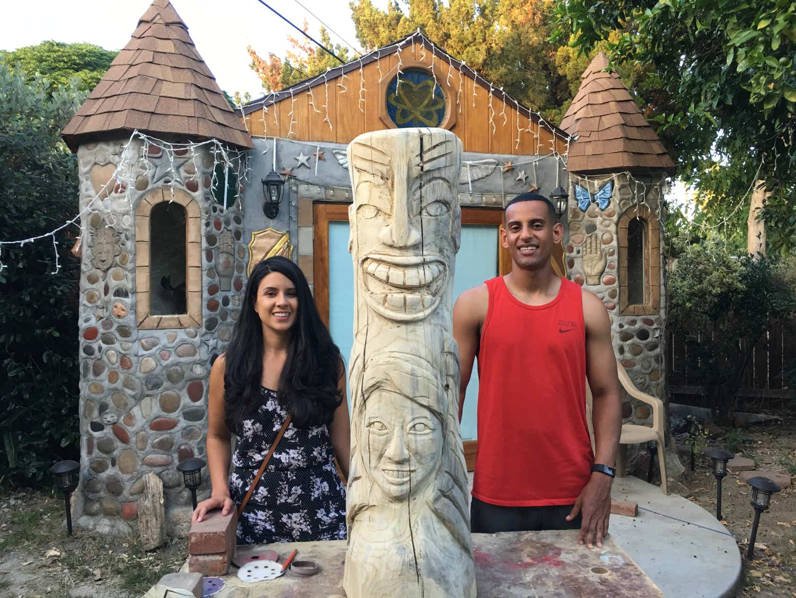 Tiki for neighbors, Casey, Woodcarving, Wood carving, Chainsaw Wood Carving,  Chainsaw Woodcarving, Sculpture, Art, Realism, #LLAP, Chainsaw Casey, Casey Woodcarving, Casey Wood Carving, Woodworking